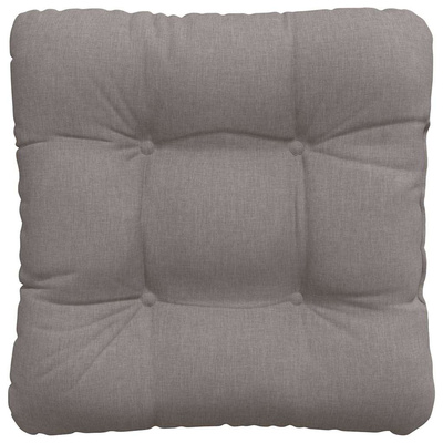 Poduszki na siedziska 4 pcs Ciemnoszary 40 x 40 x 12 cm tkanina