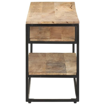 vidaXL Szafka pod TV, 130x30x45 cm, surowe drewno mango