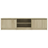 vidaXL Szafka pod TV, dąb sonoma, 140x40x35,5 cm