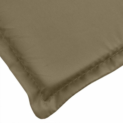 vidaXL Poduszka na leżak, taupe melanż, 200x50x4 cm, tkanina