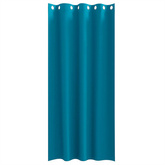 Firany blackout z kółkami 2 pcs Turkusowy 260 x 140 cm