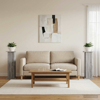Stojak na rośliny 2 pcs Szary Sonoma 30,5 x 30 x 80,5 cm