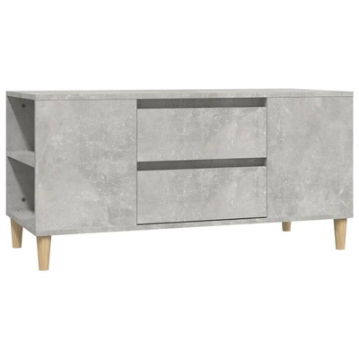 Szafka pod TV, szarość betonu, 102x44,5x50 cm vidaXL