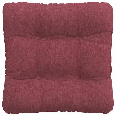 Poduszki na siedziska 4 pcs Czerwone wino 40 x 40 x 12 cm