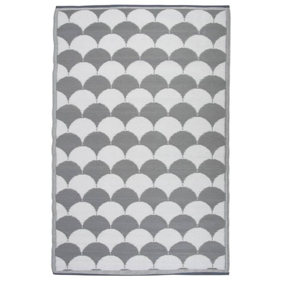Esschert Design Dywan zewnętrzny, 180x121 cm, szaro-biały, OC24