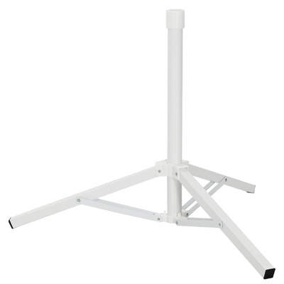 Stojak na parasol Biały Stal for 25-32 mm Pole