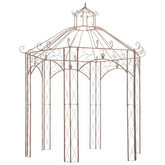 vidaXL Pawilon ogrodowy, antyczny brąz, 3 m, żelazo