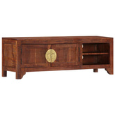 vidaXL Szafka pod TV, 120x30x40 cm, lite drewno akacjowe