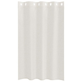Firany Voile z zasłonami 2 pcs Kremowy 175 x 140 cm Poliester