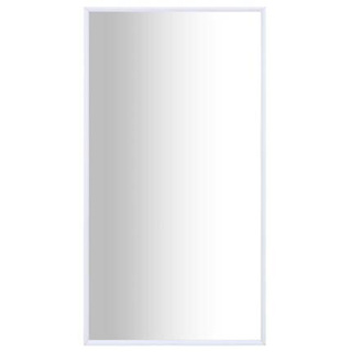 vidaXL Lustro, białe, 100x60 cm