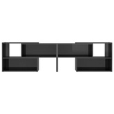 vidaXL Szafka pod TV, szara, wysoki połysk, 149x30x52 cm