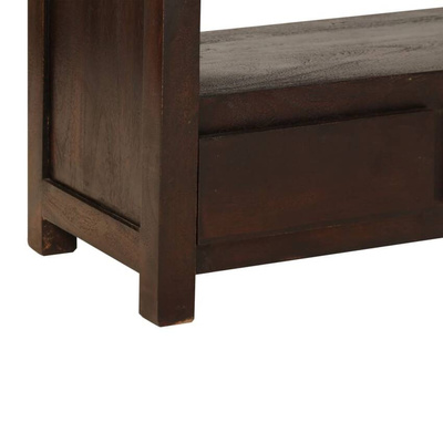 vidaXL Szafka pod TV, drewno akacjowe, 90 x 30 x 55 cm, ciemnobrązowa