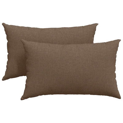 Poduszki na sofę 2 pcs Brązowy 50 x 30 cm tkanina