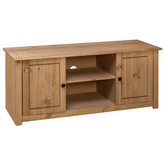 vidaXL Szafka pod TV, 120x40x50 cm, lita sosna, seria Panama