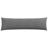 Poduszki na sofę 2 pcs Ciemnoszary 145 x 40 cm tkanina