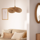 Lampa Wisząca Bambusa Kapelusz Boho Abrruzzo Ponti E27