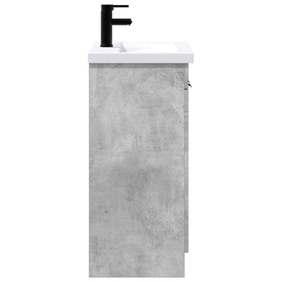 Zestaw mebli łazienkowych Betonowy szary 78,5 x 37,5 x 81 cm