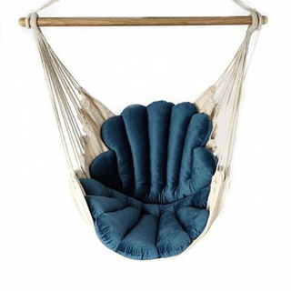 Hamak Brazylijski + Komplet Poduszek Muszle/Granat