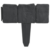 Obrzeże trawnikowe, 41 szt., tworzywo sztuczne, 10 m