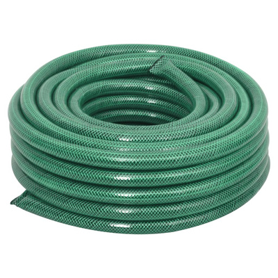 Wąż ogrodowy z zestawem złączek, zielony, 0,9", 10 m, PVC