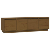 vidaXL Szafka pod TV, miodowy brąz, 156x37x45 cm, lite drewno sosnowe