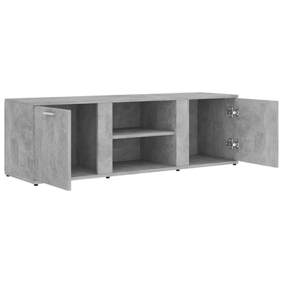 Szafka pod telewizor, szarość betonu, 120x34x37 cm
