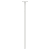 Nogi do stołu konsolowego 4 szt. Białe 72 cm Stalowe