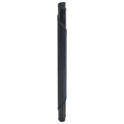 vidaXL Dywan okrągły, czarny, 60 cm, bambusowy