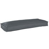 Poduszka Antracyt 100 x 40 x 8 cm Materiał Oxford