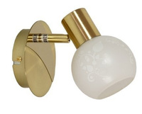 Lampa ścienna kinkiet candellux avila 91-07100 e14 mosiądz