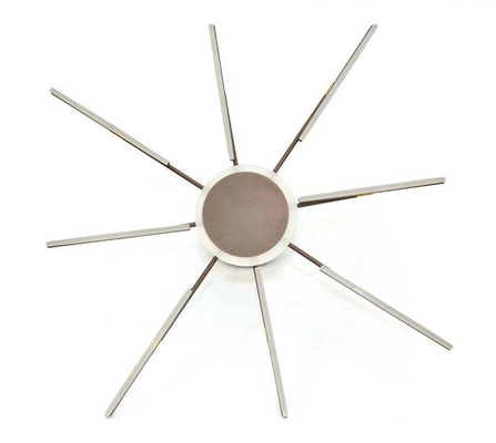 LAMPA DEKORACYJNA SUFIT 38W +  PILOT - BRĄZ - ZŁOTO DL-F07