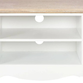 vidaXL Szafka pod TV, biała, 120 x 30 x 40 cm, drewniana