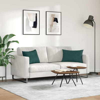 Poduszki na sofę 2 pcs Ciemna zieleń 60 x 40 cm tkanina
