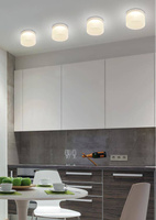 Oprawa stropowa mrożony akryl tuba oczko GU10 Candellux 2273679