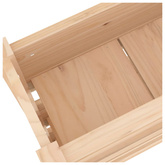 Donica, 77x25x104,5 cm, lite drewno sosnowe