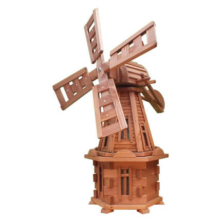 Wiatrak Ogrodowy Drewniany 100cm [W3]