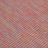 vidaXL Dywan zewnętrzny o płaskim splocie, 80x150 cm, czerwony