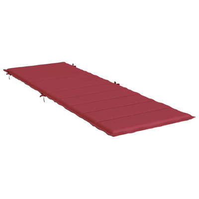 vidaXL Poduszka na leżak, winna czerwień, 186x58x3 cm, tkanina Oxford