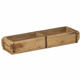 Taca 4 pcs Brązowy 57 x 15 x 9 cm Lite Drewno Recyklingowe