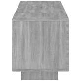vidaXL Szafka TV z oświetleniem LED, szary dąb sonoma, 160x35x40 cm