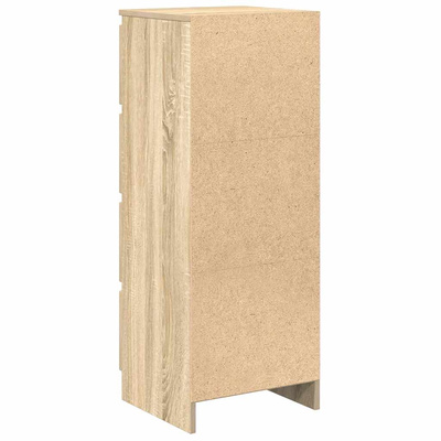 Komoda Sonoma Oak 37,5x35x99 cm Drewno klejone
