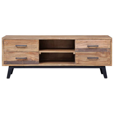 vidaXL Szafka pod TV, 120 x 30 x 45 cm, lite drewno tekowe