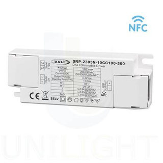 Zasilacz LED 10W 100-500mA DALI DT6 NFC