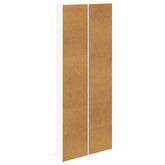Kabinet na płyty CD 2 szt. Biały 33 x 23,5 x 175 cm