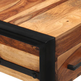 vidaXL Biurko z 2 szufladami, 110x50x77 cm, lite drewno sheesham
