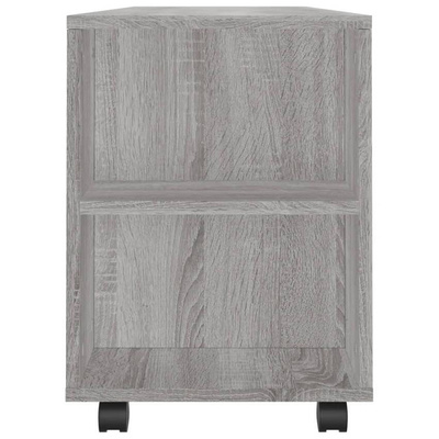 vidaXL Szafka pod TV, szary dąb sonoma, 102x34,5x43 cm