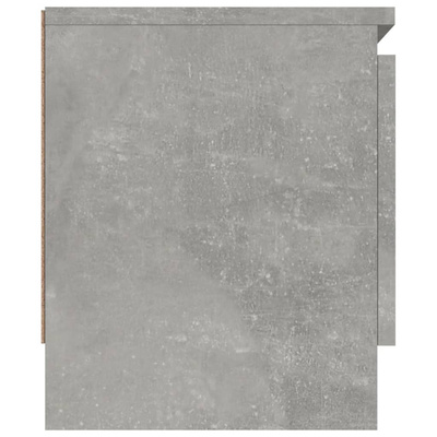 vidaXL Szafka pod TV, z drzwiczkami, szarość betonu, 102x30x36 cm