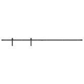 System do drzwi przesuwnych do mebli, 213 cm, stal węglowa