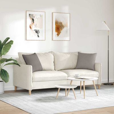 Poduszki na sofę 2 pcs Ciemnoszary 45 x 45 cm tkanina