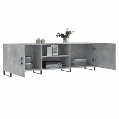 Szafka pod TV, szarość betonu, 150x30x50 cm vidaXL
